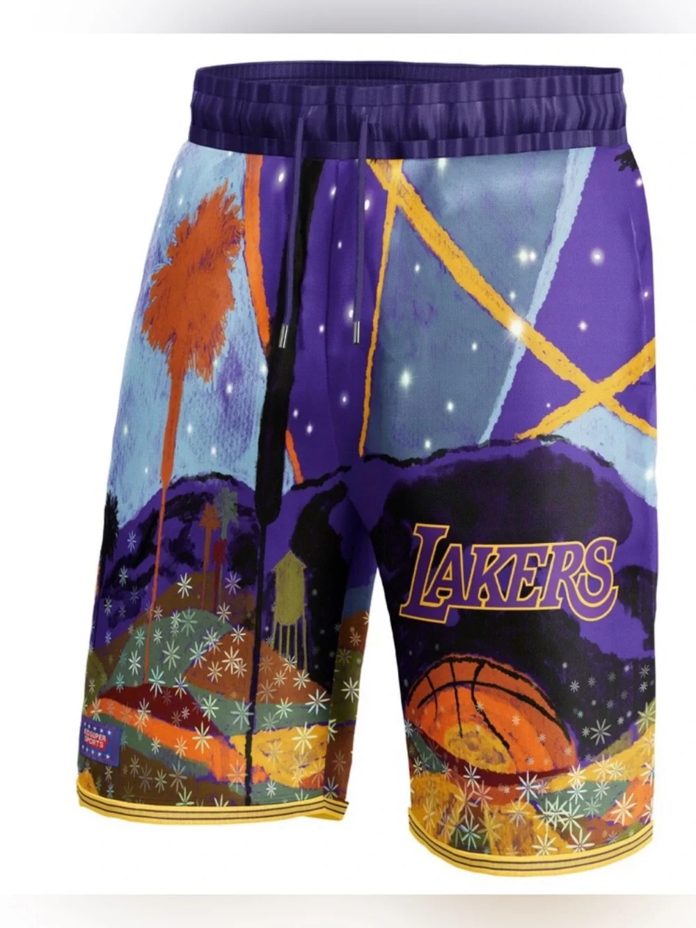 New NBA & KidSuper Studios by Fanatics Purple Los Angeles Lakers Hometown Men L